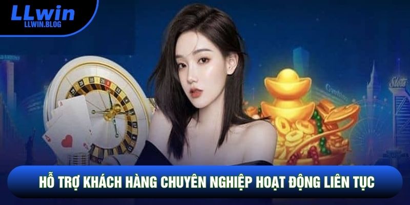 Hỗ trợ khách hàng chuyên nghiệp hoạt động liên tục