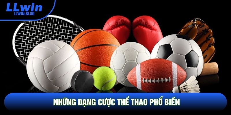 Những dạng cược thể thao phổ biến Những dạng cược thể thao phổ biến