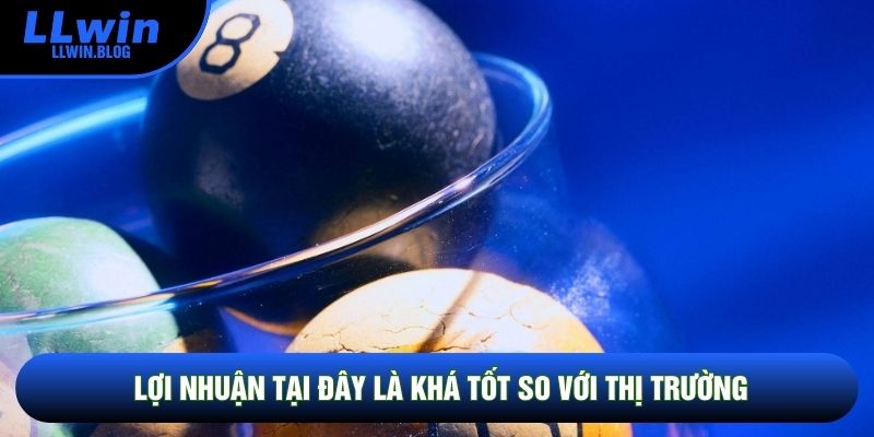 Lợi nhuận tại đây là khá tốt so với thị trường