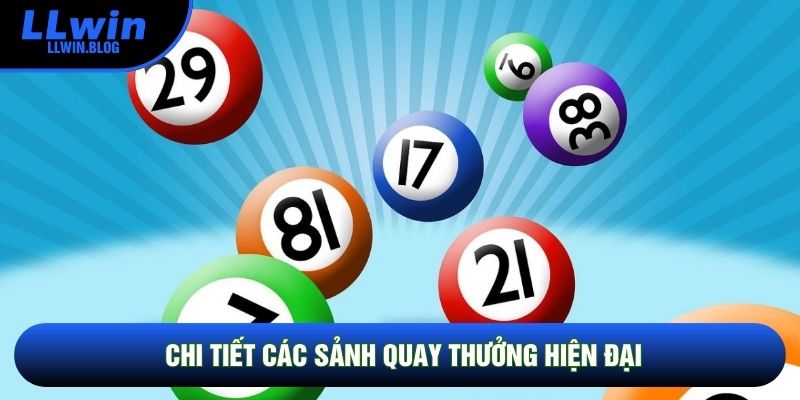 Chi tiết các sảnh quay thưởng hiện đại