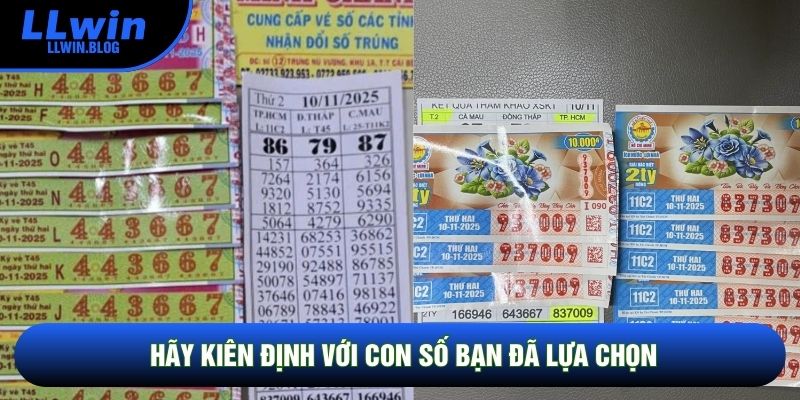 Hãy kiên định với con số bạn đã lựa chọn Hãy kiên định với con số bạn đã lựa chọn